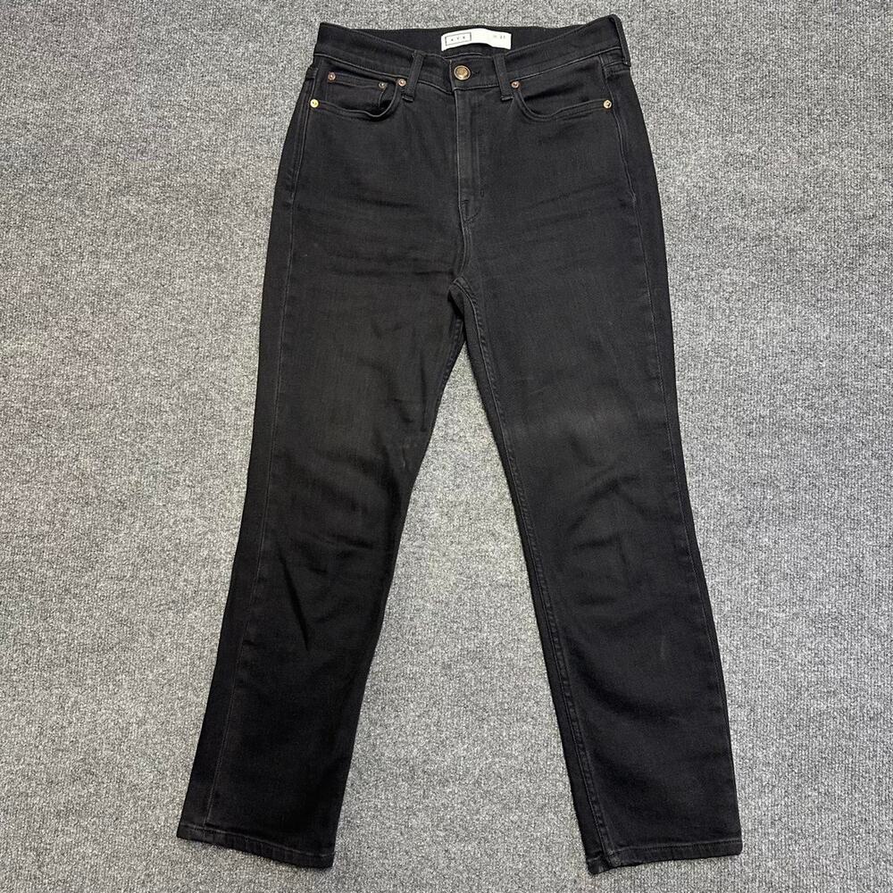 AYR Women’s The Yes Yes Yes Jean Classic Straight Leg High Rise Stretch Denim 27